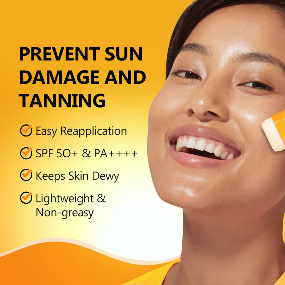 OEM ODM customized SPF 50 face cream sunscreen UVAUVB protection repair face care sunscreen stick is not greasy