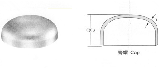 Buttweld Pipe Cap 35CrMoV Alloy Pipe Fittings
