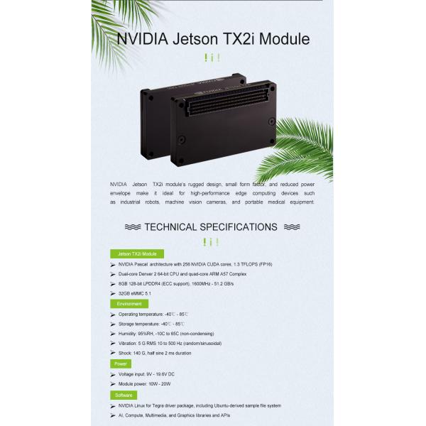 Jetson TX2 Developer Kit 256 Nvidia CUDA Cores and Network Chip for Embedded Solutions