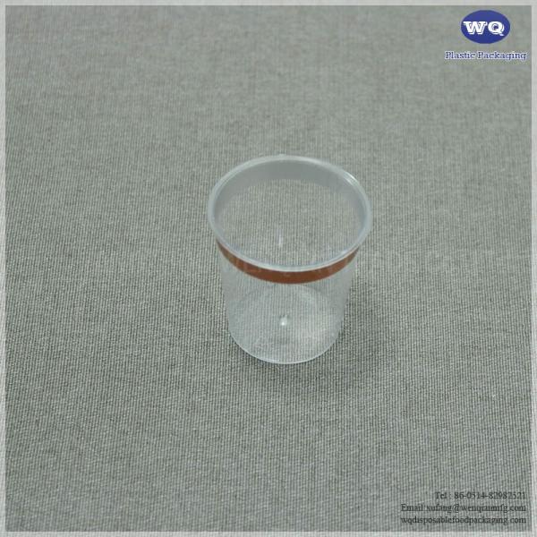Wholesale 1oz Plastic Injection Wine Cup ,Single Use Clear Tumblers Cup Great For Juice,water-Disposable Espresso Cups