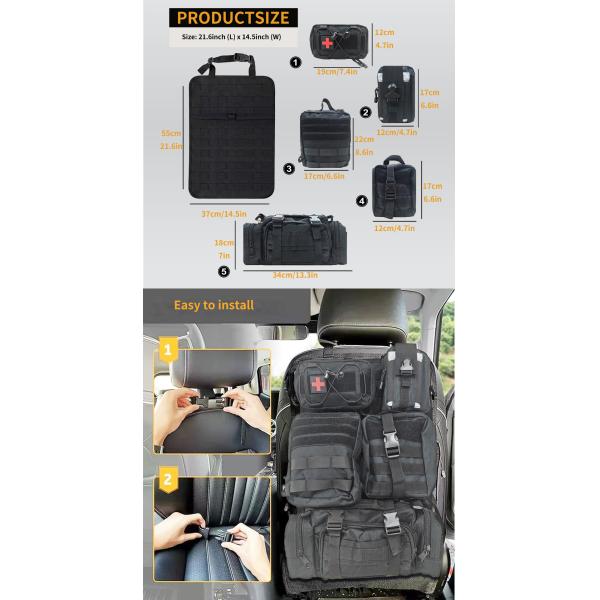 Hot Selling Professional Outdoor Adventure Off-Road Vehicle Tactical Rescue Kit Emergency Medical Supplies for Safety First Aid