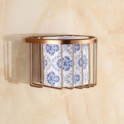 Wall Mount Toilet Paper Holder Aluminum Hotel Toilet Paper Reserve Holder