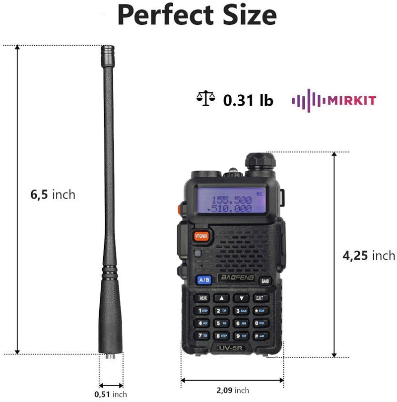 LCD показывает VOX 5W 128 направляет Handheld звуковые кино Walkie