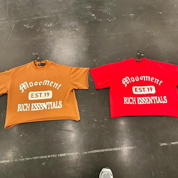 100% coton découpé T-shirt surdimensionné Homme en détresse T-shirt découpé T