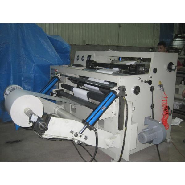 PVC Roll Slitting Machine High Speed 380V Auto Tension Control