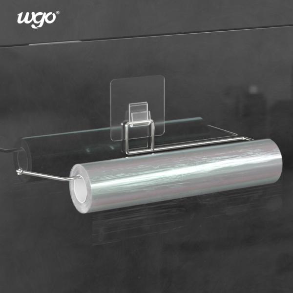 Autocollant auto-adhésif de PVC de stockage de rouleau de papier hygiénique de