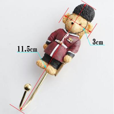 Plastic Cloth Hanging Hooks Wall Mounted Kids Bedroom Cloth Holder Cute Animal Design