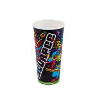 Écologique recyclable jetable de papier de tasse de café d'ondulation de Brown