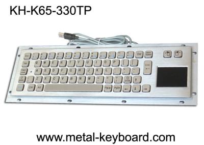 Informação Customisable - teclado do quiosque com dispositivo apontando industrial do touchpad
