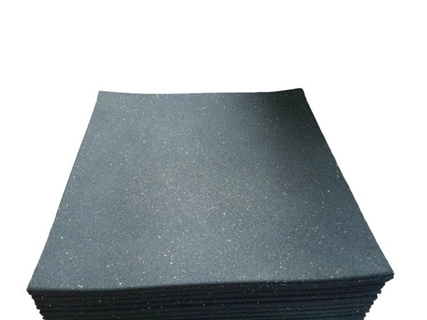 Red Outdoor Rubber Floor 1000X1000mm Square Gym Mats Anti Slip