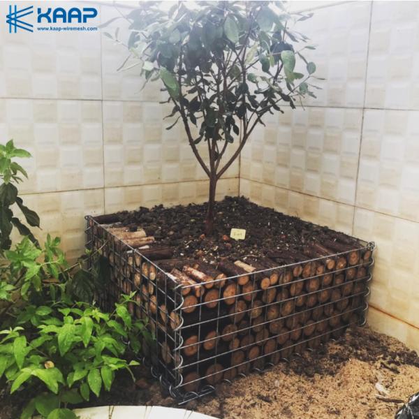 Гальванизированные корзины Gabion нержавеющей стали 4mm 50x100mm