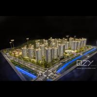 1/250 Inmobiliaria Modelo arquitectónico a escala Fabricación de suministros Nuevo barrio de Hengqin