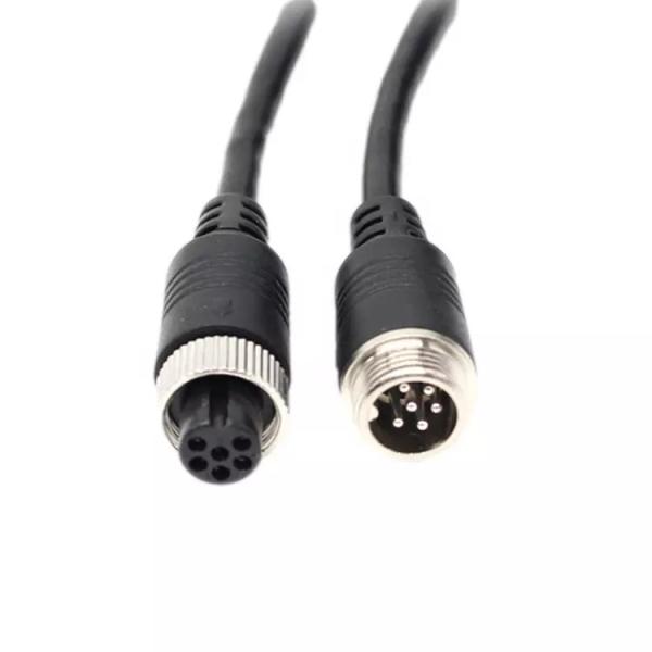 Cabo de extensão de plugue de aviação de chicote elétrico de 4 pinos 5M 12 V 24 V