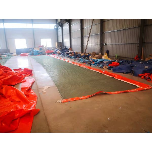 Pvc Floating Silt Curtain Inflatable Foam Filled Oil Containment Boom Floating Silt Curtain Pollution Control Screens Turbidity Barriers Garbage Floating Silt Curtain
