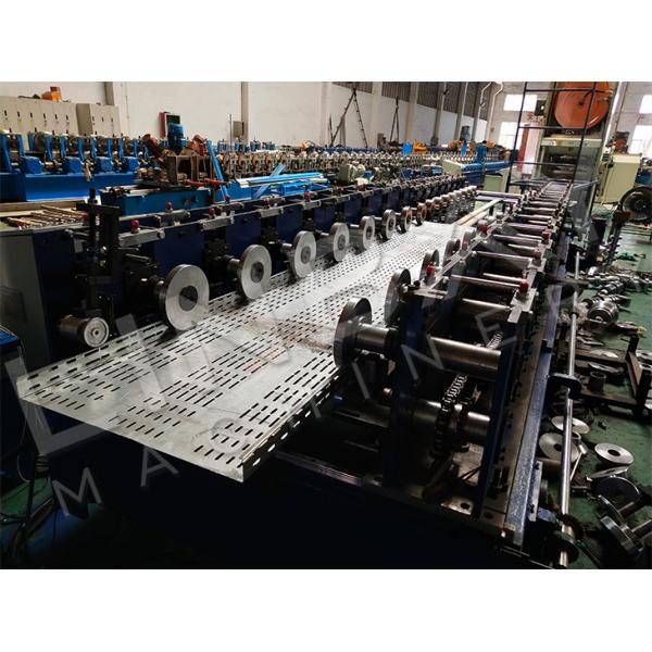 Carbon Steel Cable Tray Production Line 380V 11kw Full Automatic Perforated