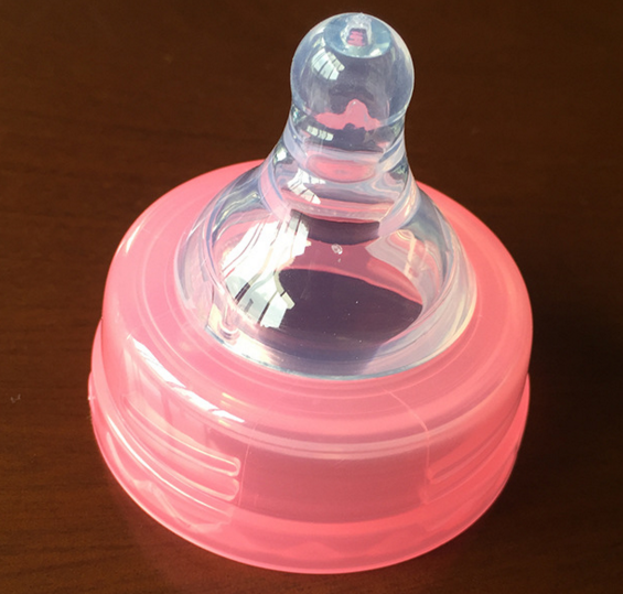 Eco - Friendly 240ml Silicone Baby Bottles With Latex Nipples Above 6 Month Babies