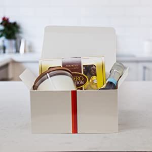 Magnetic Closure Gift Box With A Ribbon Lid For Birthdays, Bridesmaids Gifts, Christmas, Holidays, Wedding Gifts.