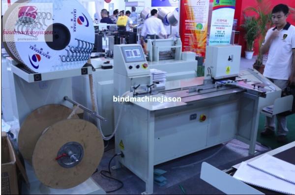 Semi automatic double Wire closing machine DCB360 (1/4 - 1 1/4  ) for notebook
