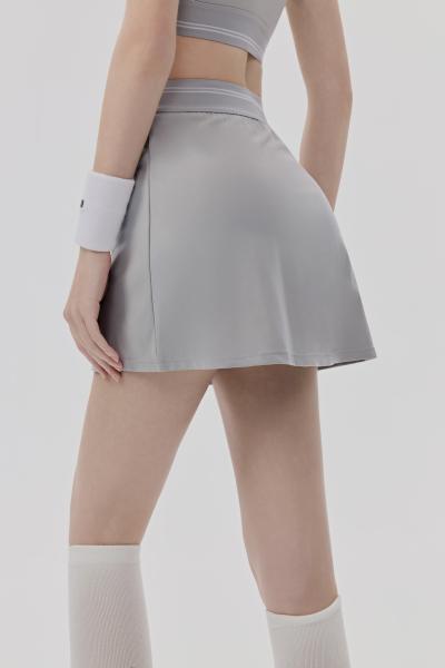 Light Green Active Skort with Built-in Shorts and Ball Pocket for Tennis and Workout Performance