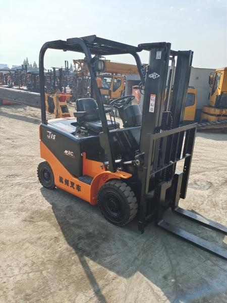 Hangcha J15 Technology 1.5 Ton Electric Forklift Truck with Lithium Battery Used