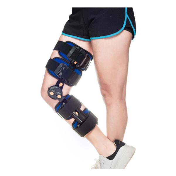 CE Certification Metal Adjustable Orthopedic Knee Brace for Rehabilitation Support