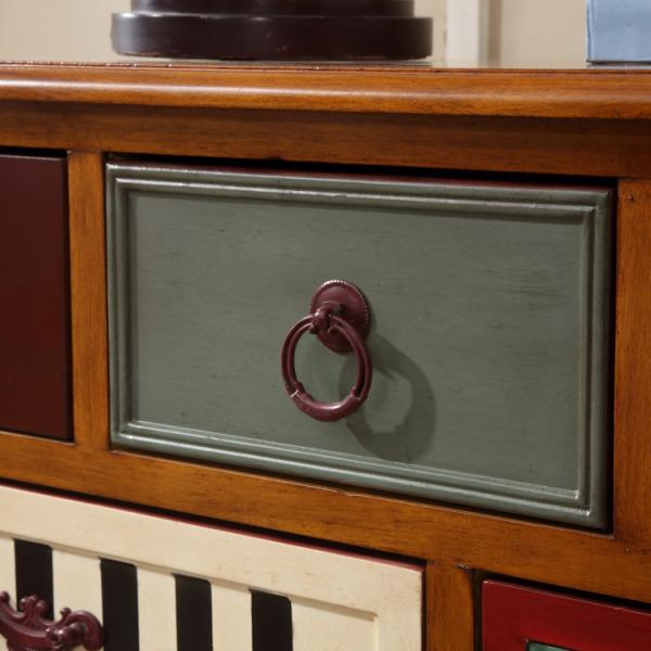 Шкаф живущей комнаты хранения напитков высоты доски 108cm MDF европейский ретро