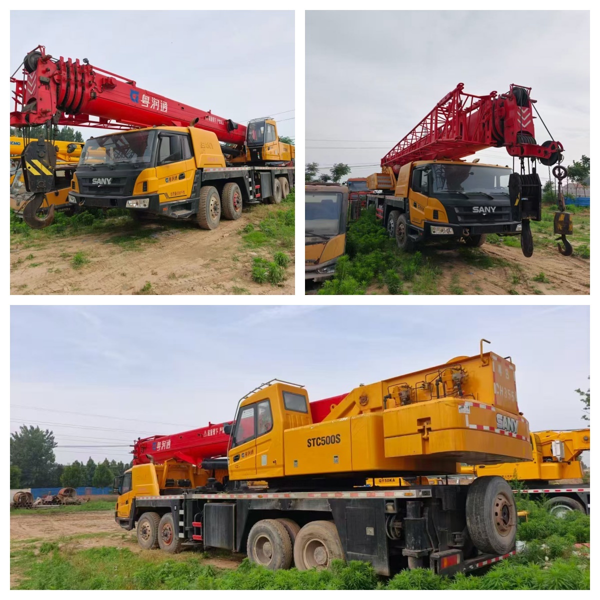 Operationally Verified Used SAMY STC500S 50 Ton Heavy Truck Crane Six Section Long Boom Advanced Load Moment System for