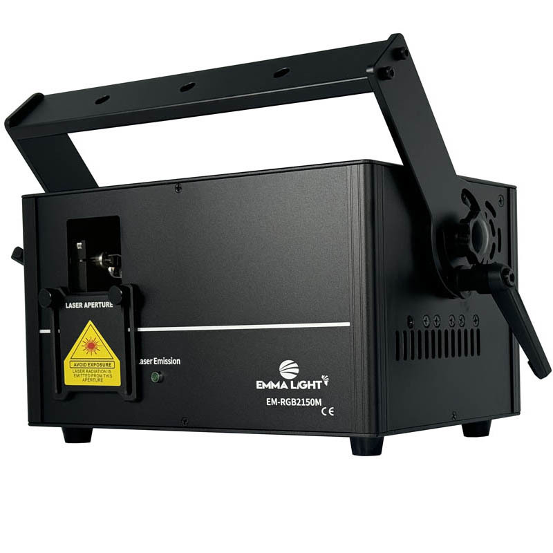 15W RGB Laser Projector with 50KPPS Scanner Speed and DMX512 Control for DJ Club Stage Shows