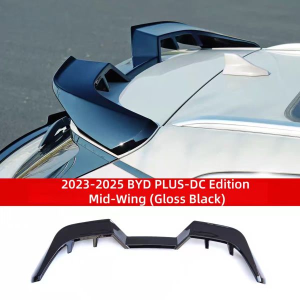 Compatible 2017-2020 BYD Song PLUS Front Splitter Body Kit Rear Spoiler Rear Bumper Tail Lip Front/Rear Lip Plastic ABS