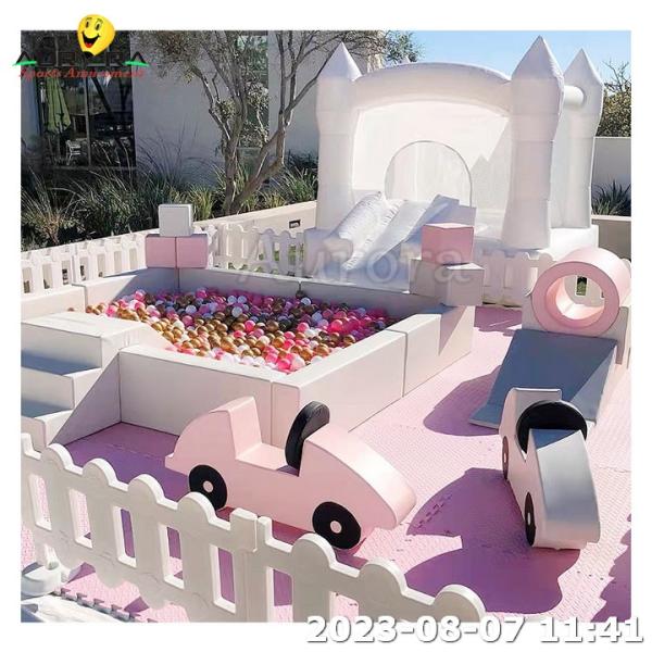 Colorful Soft Play Equipment Customized Climbing Mat And Ball Pit Outdoor
