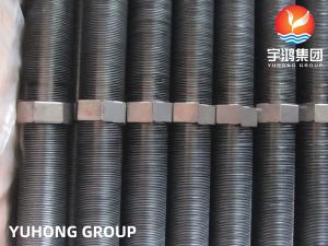 Wound L Type Fin Tube ASTM A249 TP304 For Heat Exchanger , Air Cooler