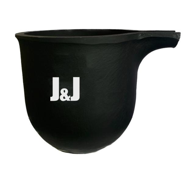 Heat Resistant Gold Melting Crucible Graphite Cylindrical Crucible High Durability