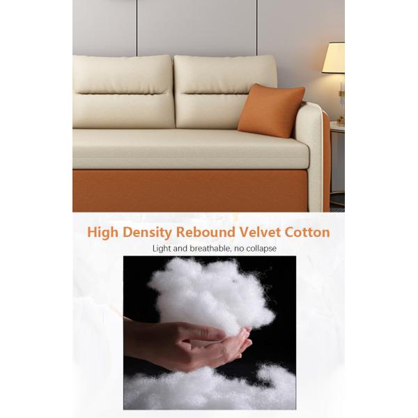 Living Room Furniture Convertible Sofa Bed Loveseat Sleeper Fabric Cover