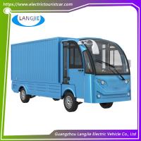 Carrinho de carga de 2 lugares 72V Carrinhos de bagagem elétricos brancos com caixa de carga grande para fábrica