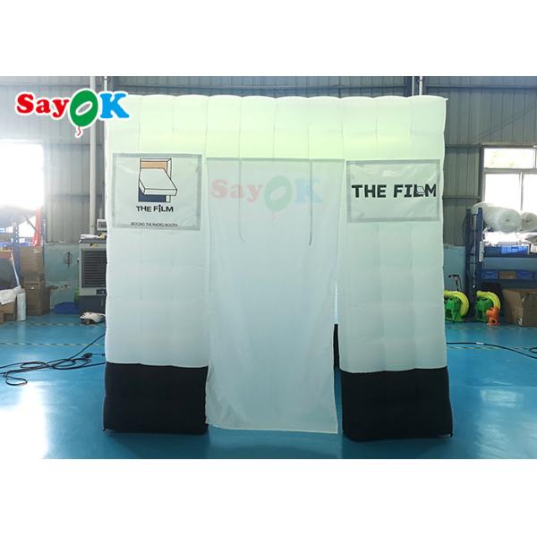 Надувная палатка для кемпинга SGS Надувная палатка для фотографий Палатка 360 градусов Фотовидеопалатка с светодиодным освещением