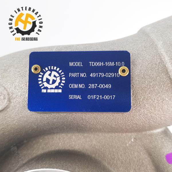 CAT 320D CAT 320DL Engine Turbocharger Parts 287-0049 OEM 49179-02910 6FD