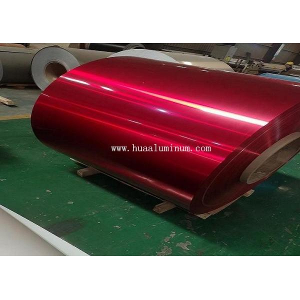50mm Width Color Coated Aluminium Coil , ISO9001 3003 Aluminum Coil