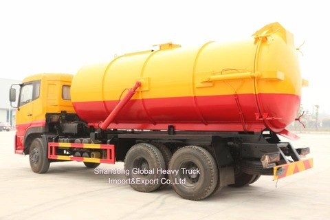 Good Price Dongfeng Vehicles 6*4 Suction Sewage Tank Vacuum Combination Sewer Cleaning Trucks