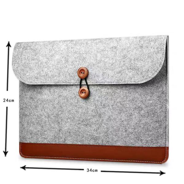 Felt Laptop Bag Protective Light Weight Carrying Envelope Sleeve Case, Compatible With Asus D e l l HP Microsoft Notebook Chromebook Ultrabook, Apple MacBook Air Pro