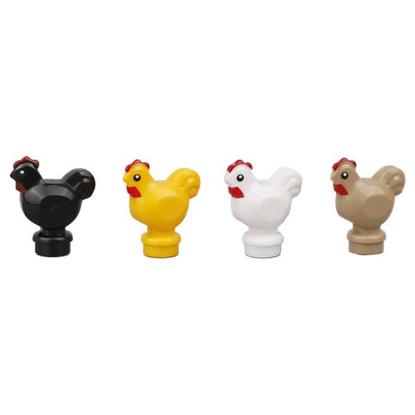 City accessories educational toy animal mini figures farm chicken chicks building blocks