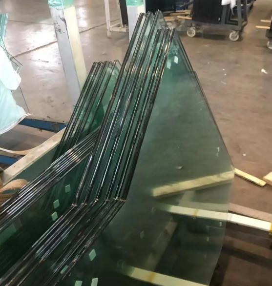 6.38-40.38mm PVB Clear Laminated Safety Glass Customized
