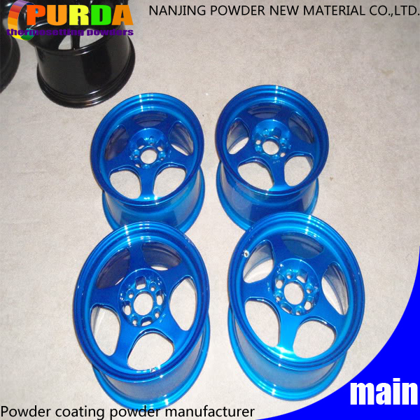 High Gloss Epoxy Polyester Powder Coating Blue RAL 5012 Chemical Resistant