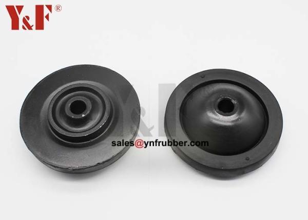 Round Center Bonded Mounts Black Shear Mount Vibration Isolation