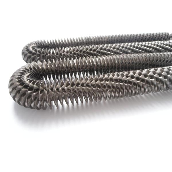 Stainless Steel Electric Finned Tubular Heater For Drying / Heat Treating