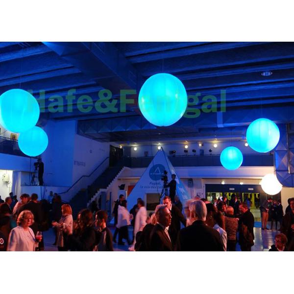 Custom Decorative Moon Balloon Light 400W LED Campaign Advertising 130cm