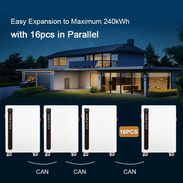 16kwh Waterproof Lithium Energy Storage Battery Power System CAN IP65 for Home Use 10kwh/20kwh/30kwh/40kwh Lifepo4 Solar System
