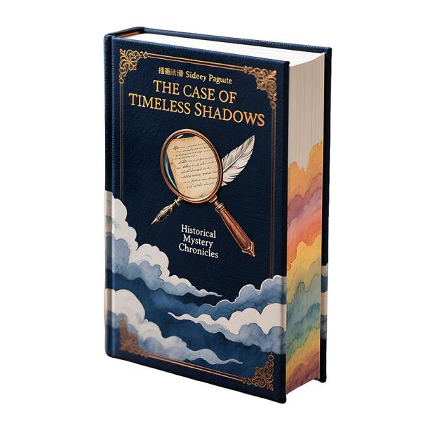 Custom Printed Recyclable English Story Books Full Color Hardcover Fiction Novel Hard Cover Sprayed Edge Book Printing