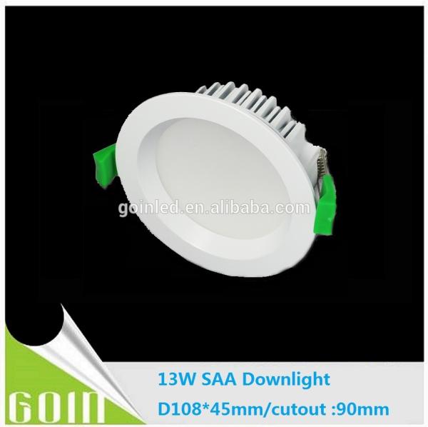 13W SAA C-tick approved LED downlight