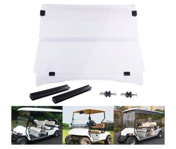 Para-brisa acrílico do OEM Flip Folding Clear Club Car para o carrinho de golfe/YAMAHA