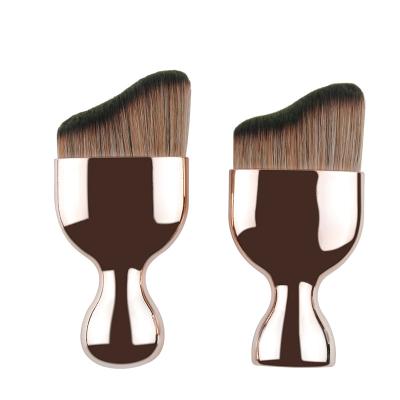 Rose Gold Kabuki Cosmetic Brush luxuosa